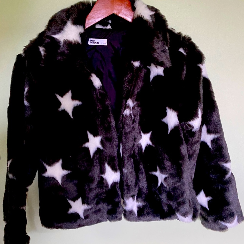 Girls’ Epic Threads Faux Fur Jacket